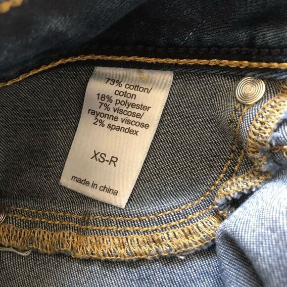 maurice’s skinny jeans size xs regular dark denim fall - Picture 5 of 7